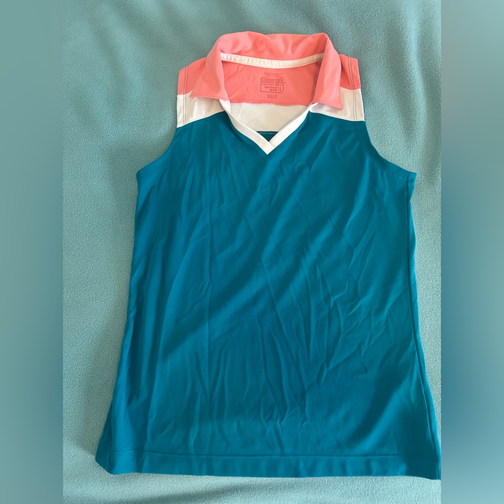 Girls golf polo size large